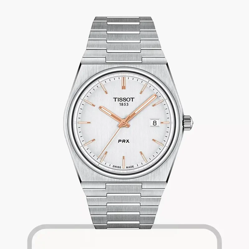 Tissot PRX Swiss Quartz Silver Dial Men's Watch- T137.410.11.031.00